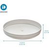 image:imageiDesign Divided 10inch Lazy Susan Clear  For Kitchen and PantrySpinner2