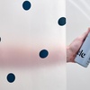 image:imageiDesign Dots PEVA Shower Curtain BlackFrost 72 x 72  Water Resistant 12 Rust Resistant Metal Grommets For Shower or Tub Master and Guest BathroomBlackFrost