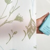 image:imageiDesign Dots PEVA Shower Curtain BlackFrost 72 x 72  Water Resistant 12 Rust Resistant Metal Grommets For Shower or Tub Master and Guest BathroomBlue GreenFrost