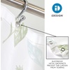 image:imageiDesign Dots PEVA Shower Curtain BlackFrost 72 x 72  Water Resistant 12 Rust Resistant Metal Grommets For Shower or Tub Master and Guest BathroomBlue GreenFrost