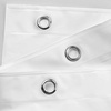 image:imageiDesign EVA Plastic Shower Curtain Liner Mold and Mildew Resistant Plastic Shower Curtain for use Alone or With Fabric Curtain 54 x 78 Inches Frost  54 x 78 12 Metal GrommetsWhite