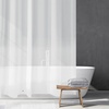 image:imageiDesign EVA Plastic Shower Curtain Liner Mold and Mildew Resistant Plastic Shower Curtain for use Alone or With Fabric Curtain 54 x 78 Inches Frost  54 x 78 12 Metal GrommetsFrost