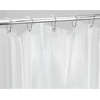 image:imageiDesign EVA Plastic Shower Curtain Liner Mold and Mildew Resistant Plastic Shower Curtain for use Alone or With Fabric Curtain 54 x 78 Inches Frost  54 x 78 12 Metal GrommetsClear