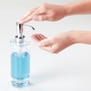 image:imageiDesign Eva Acrylic Dispenser Body Moisturizer Sanitizer or Aromatherapy Lotion in Bathroom Kitchen Bedroom Vanity 25 x 25 x 8 Soap Pump55220  For Bathroom Kitchen Bedroom VanitySoap Pump