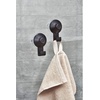 image:imageiDesign Everett Metal Push Lock Suction Shower Caddy Extra Space for Shampoo Conditioner and Soap with Hooks for Razors Towels Loofahs and More 111 x 49 x 654 Matte BlackBlack