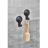 image:imageiDesign Everett Metal Push Lock Suction Shower Caddy Extra Space for Shampoo Conditioner and Soap with Hooks for Razors Towels Loofahs and More 111 x 49 x 654 Matte BlackBlack