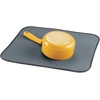 image:imageiDesign Fabric Mini Kitchen Countertop Dish Drying Mat WheatIvory  AbsorbentPewter