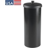 image:imageiDesign Freestanding Bathroom Toilet Paper Storage Holder with Lid Bronze  For 3 Extra RollsBlack