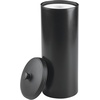 image:imageiDesign Freestanding Bathroom Toilet Paper Storage Holder with Lid Bronze  For 3 Extra RollsBlack