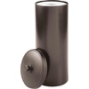 image:imageiDesign Freestanding Bathroom Toilet Paper Storage Holder with Lid Bronze  For 3 Extra RollsBronze