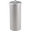 image:imageiDesign Freestanding Bathroom Toilet Paper Storage Holder with Lid Bronze  For 3 Extra RollsSilver