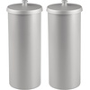 image:imageiDesign Freestanding Bathroom Toilet Paper Storage Holder with Lid Bronze  For 3 Extra RollsSilver