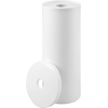 image:imageiDesign Freestanding Bathroom Toilet Paper Storage Holder with Lid Bronze  For 3 Extra RollsWhite
