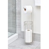 image:imageiDesign Freestanding Toilet Paper Holder Bronze  3Roll ReserveSatin