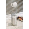 image:imageiDesign Freestanding Toilet Paper Holder Bronze  3Roll ReserveSilver