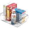 image:imageiDesign Fridge Storage Bin with Handle Clear  Fridge Tray For Cheeses and SnacksPack of 1