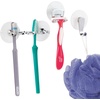 image:imageiDesign Gia Stainless Steel Suction Bar Soap Dish  5 x 4 x 175 Chrome  Stainless SteelChrome