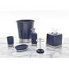 image:imageiDesign Hand Soap Dispenser Navy BlueBrushed Nickel  Refillable For Bathroom or Kitchen Pump BottleMatte NavyBrushed Nickel