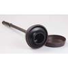 image:imageiDesign Kent Plastic Plunger with Cover Set Bronze  596 x 596 x 2166 For Master Guest Kids Office Bathroom Cleaning and StorageToilet Plunger