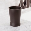 image:imageiDesign Kent Tumbler Cup Bronze  Bathroom Vanity Countertop Storage1 Count Pack of 1