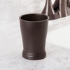 image:imageiDesign Kent Tumbler Cup Bronze  Bathroom Vanity Countertop Storage1 Count Pack of 2