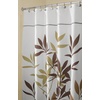 image:imageiDesign Laurel Fabric Polyester Shower Curtain 72 x 72  GrayBlue  1085 L x 87 W x 105 H Bathroom CurtainBrown