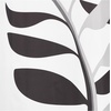 image:imageiDesign Laurel Fabric Polyester Shower Curtain 72 x 72  GrayBlue  1085 L x 87 W x 105 H Bathroom CurtainLaurel Gray and Black