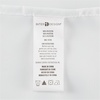 image:imageiDesign Laurel Fabric Polyester Shower Curtain 72 x 72  GrayBlue  1085 L x 87 W x 105 H Bathroom CurtainLaurel Gray and Black
