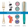 image:imageiDesign Linus BPAFree Plastic Divided Drawer Organizer Tray135 x 1325 x 225 Clear 6 Section6 Section