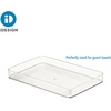 image:imageiDesign Makeup Organizer Set Set of 4 Clear  For Countertops and Drawers