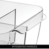 image:imageiDesign Makeup Organizer for Countertop Clear  Storage for Cosmetics and Toiletries Made in USAPack of 1