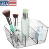 image:imageiDesign Makeup Organizer for Countertop Clear  Storage for Cosmetics and Toiletries Made in USAPack of 1
