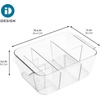 image:imageiDesign Makeup Organizer for Countertop Clear  Storage for Cosmetics and Toiletries Made in USAPack of 1