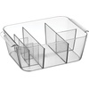 image:imageiDesign Makeup Organizer for Countertop Clear  Storage for Cosmetics and Toiletries Made in USAPack of 2