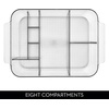 image:imageiDesign Makeup Organizer for Countertop Clear  Storage for Cosmetics and Toiletries Made in USAPack of 2