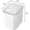 image:imageiDesign Medium Airtight Kitchen Canister White Set of 4  For Kitchen PantryMedium