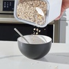 image:imageiDesign Medium Airtight Kitchen Canister White Set of 4  For Kitchen PantryMedium