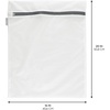 image:imageiDesign Medium and Large Laundry DelicatesSet of 12White Mesh Wash Bags M12Large