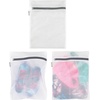image:imageiDesign Medium and Large Laundry DelicatesSet of 12White Mesh Wash Bags M12Medium