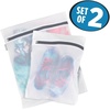image:imageiDesign Medium and Large Laundry DelicatesSet of 12White Mesh Wash Bags M12Medium and Large