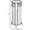 image:imageiDesign Metal Toilet Tissue Holder Stand 68 x 152 Bronze  The Twigz Collection Holds 3 Rolls of Toilet PaperBronze