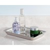 image:imageiDesign Metal Vanity Tray NonSlip Guest Towel Board for Bathroom Kitchen Office Craft Room Countertops Closets 65 x 10 x 1 Brushed Stainless Steel  NonSlip For Bathroom Kitchen Office Craft Room Guest Towel Board Countertops ClosetsBrushed