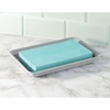 image:imageiDesign Metal Vanity Tray NonSlip Guest Towel Board for Bathroom Kitchen Office Craft Room Countertops Closets 65 x 10 x 1 Brushed Stainless Steel  NonSlip For Bathroom Kitchen Office Craft Room Guest Towel Board Countertops ClosetsGray