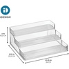 image:imageiDesign Nail Polish Organizer 3Tier Clear Display Stand  Holds up to 30 Bottles Compact For CountertopPack of 2