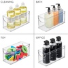image:imageiDesign Narrow Pantry Bin Set of 2 Clear  For Kitchen Cabinets or Fridge Made in USAPack of 1