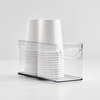 image:imageiDesign Narrow Pantry Bin Set of 2 Clear  For Kitchen Cabinets or Fridge Made in USAPack of 2