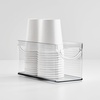 image:imageiDesign Narrow Pantry Bin Set of 2 Clear  For Kitchen Cabinets or Fridge Made in USAPack of 4