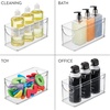 image:imageiDesign Narrow Pantry Bin Set of 2 Clear  For Kitchen Cabinets or Fridge Made in USAPack of 4