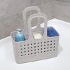 image:imageiDesign Orbz Plastic Bathroom Shower Tote Small Divided College Dorm Shower Caddy for Shampoo Conditioner Soap Cosmetics Beauty Products  BlushGray