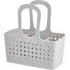 image:imageiDesign Orbz Plastic Bathroom Shower Tote Small Divided College Dorm Shower Caddy for Shampoo Conditioner Soap Cosmetics Beauty Products  BlushGray